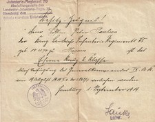 Konvolut  Militärpass