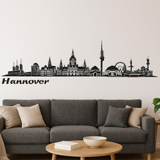 Hannover Skyline Wandtattoo