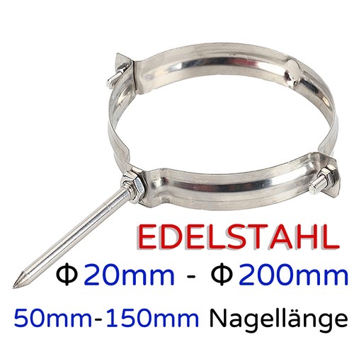 Edelstahl rohrschellen v1a - rohrschellen,