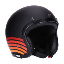 Motorrad Helm Chopper Vintage 70er ECE Roeg JETTson Highway schwarz