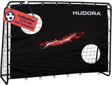HUDORA Fußballtor Trainer mit Torwand - robustes Outdoor Fußballtor