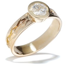 Solitär-Ring 585er Gelbgold