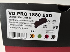 Steitz Secura - Sicherheitshalbstiefel VD PRO 1880 ESD, S2 SRC CI, schwarz/gelb,