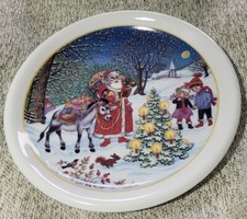 Weihnachtsteller ARZBERG 26 cm Vintage Nostalgie Topp! Wie NEU Süße Details