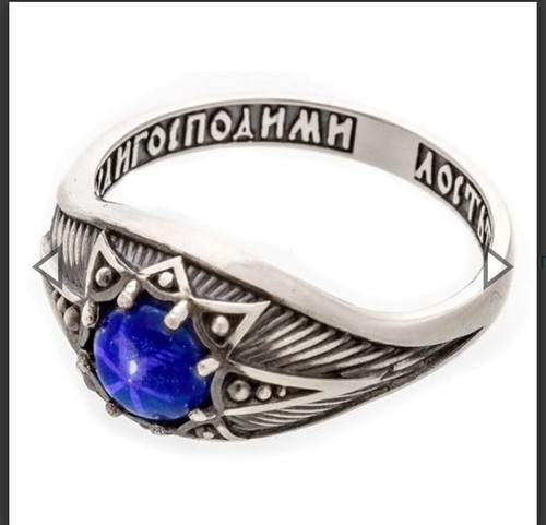 925er silber ring saphir - silber,