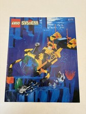 LEGO ® Bauanleitung System Aquanauts 6175 Unterwasser Instruction ungelocht H4