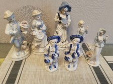 Porzellanfiguren Vintage - 3 Musizierende Kinder, Porzellan