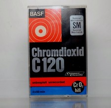 1x BASF Chromdioxid C 120 |   1973  |  neuwertig  |  Very RARE!