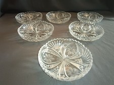 6 x Glas Teller Kuchenteller