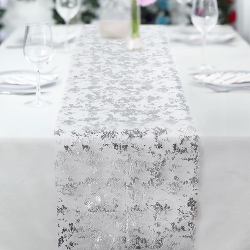 Silber tischläufer glitzernde - tischläufer,