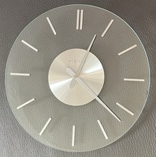 Nextime Wanduhr  Ø 31 cm Glas/Edelstahl