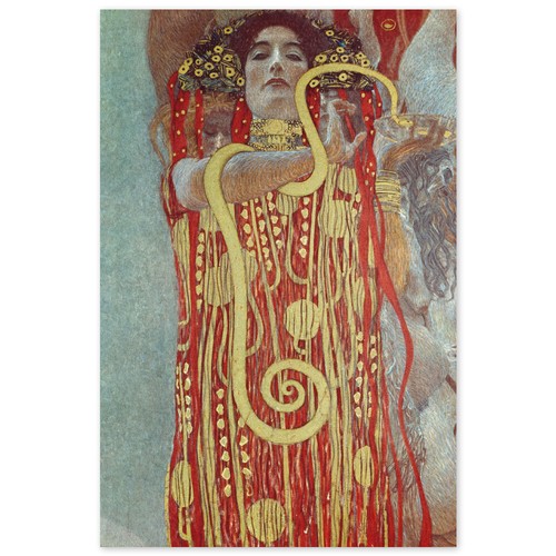 Gustav klimt hygieia poster - gustav,
