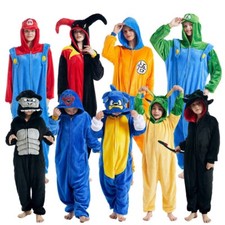 2025 Neu Kids Erwachsene Cosplay Tier Kigurumi Pyjama Unisex Kostüme Overalls-DE
