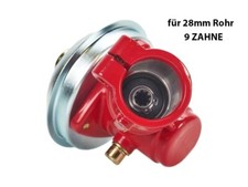 9 Zahn Winkelgetriebe Getriebe für Motorsense Freischneider mit 28mm Rohr