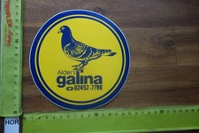 Alter Aufkleber Taubenzucht Tauben ALDER'S GALINA Heinsberg (?)
