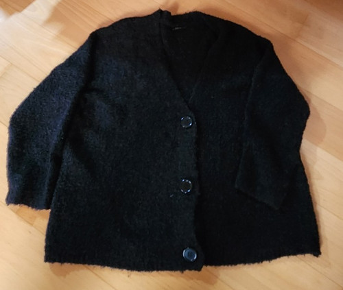 Schwarze flauschige - schwarze,,