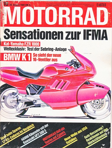 Motorrad 1988 kat yamaha - motorrad,