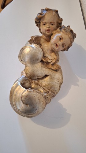 Alter weihwasserkessel putto - weihwasserkessel,