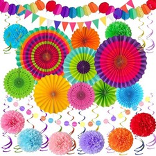 Bunte Party Deko für