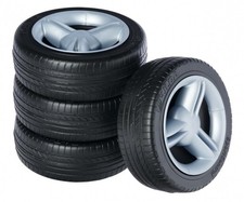 BIG Spielwarenfabrik 800056497 Fulda Whisper Wheels, Schwarz, Grau