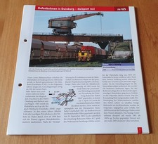 Archiv Eisenbahnstrecken / Hafenbahnen in Duisburg / KBS: zu 425 - 4 Seiten