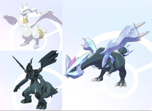 Shiny kyurem reshiram - shiny,