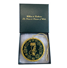 William & Catherine Prince & Princess of Wales Handarbeit Christbaumschmuck