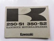 Kawasaki 250 S1, 350 S2 Handbuch, Fahrerhandbuch, Bedienungsanleitung, von 1972