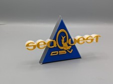 Sea Quest DSV - 3D gedrucktes Logo für Schreibtisch oder Wandhalterung. 150mm breit