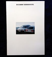 BMW 5er, E 34,  und 3er E 36 Turbodiesel Prospekt 1.1993