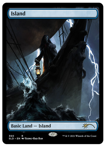 Mtg fullart island - 1,
