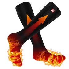 Svpro Beheizte Socken für Männer Frauen,4000mAh Wiederaufladbare Batterie