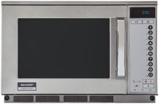 Sharp R25AT Gastro-Stand-Mikrowelle 20 Liter 2100 Watt 11 Stufen Touch 1658652