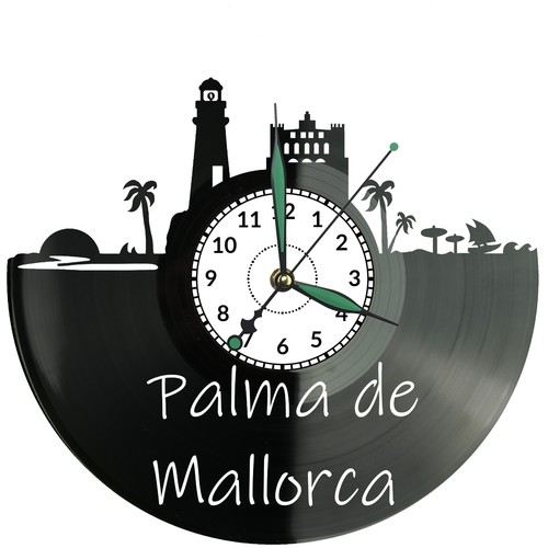 Palma mallorca wanduhr uhr - mallorca,