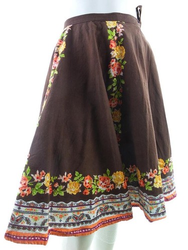 Boho folklore midi rock - midi,