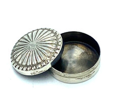 Antik Art Deco Silber Dose