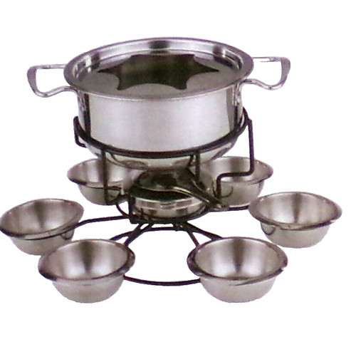 Hochwertiges fondue set - fondue-set, aus