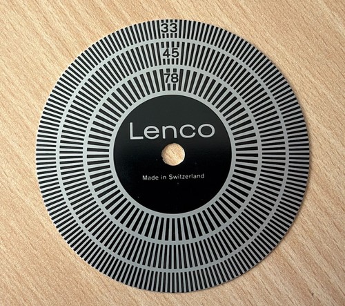 Lenco stroboskopscheibe - lenco,