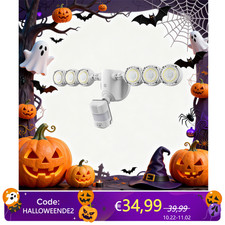 LED Fluter Strahler mit Bewegungsmelder 6000lm Außen Wasserdicht Lamp 230V SANSI