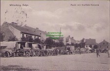 164206 AK Willenberg, Ostpr. 1916 Markt mit Kraftfahr-Kolonne