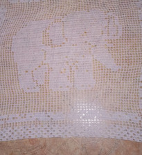 Scheiben Gardine Elefant