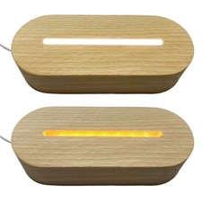 Holz LED Lichtsockel Acryl