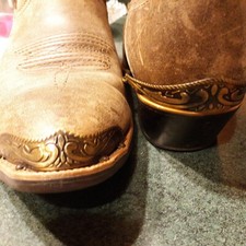 Antique Gold Cowboy Boot