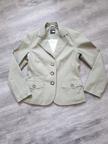 Schicker blazer jacke - jacke, olive