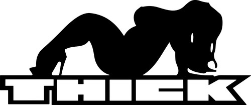 Thick autoaufkleber sticker - thick,