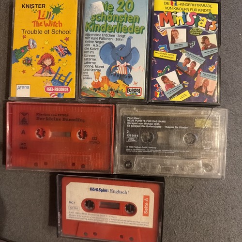 Retro kinder kassetten das - 6x, kinder-kassetten: