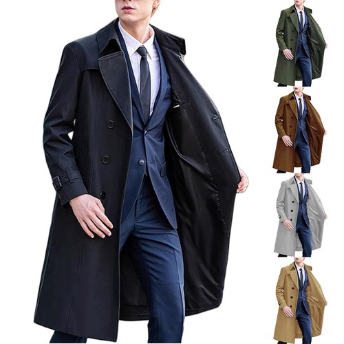 Herren langer trenchcoat - herren,