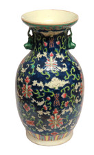 Porzellan Vase - Familie Rose