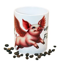 Fliegendes schwein tasse - schwein, –