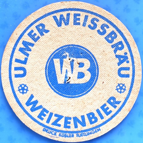 Alter bierdeckel ulmer - bierdeckel, vk